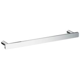 "Rackhams Polished Chrome Towel Rail 40cm/15.7"" Wall Mounted with Concealed Screws Bathroom Towel Holder" - thumbnail 1