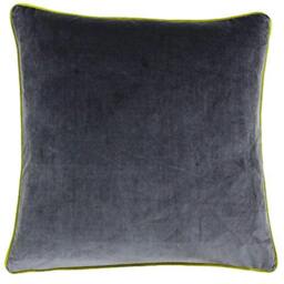 Rackhams Meridian Cushion Cover - Charcoal/Moss - 55 x 55cm - Charcoal/Moss - 100% Polyester