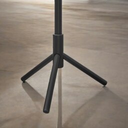 Rackhams Wooden Coat Stand With 8 Hooks Black - thumbnail 4