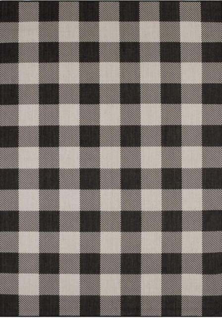 Rackhams Ecology Outdoor Rug Black - 700BL - 120X170 cm - image 1