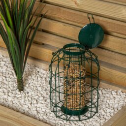 Rackhams Pack of 4 Wild Bird Hanging Nut Feeder with Squirrel Guard - thumbnail 3
