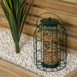 Rackhams Pack of 4 Wild Bird Hanging Nut Feeder with Squirrel Guard - thumbnail 5