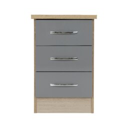 Rackhams Nevada 4 Door Wardrobe 4 Piece Bedroom Set - Sonoma Oak - thumbnail 4