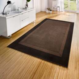 Rackhams Designer Velours Brown Runner “Band” – Classic Elegance - 80X300 cm - thumbnail 4