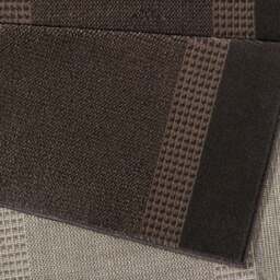 Rackhams Designer Velours Brown Runner “Band” – Classic Elegance - 80X300 cm - thumbnail 3