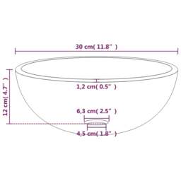 Rackhams Basin Tempered Glass 30x12 cm Transparent - thumbnail 5