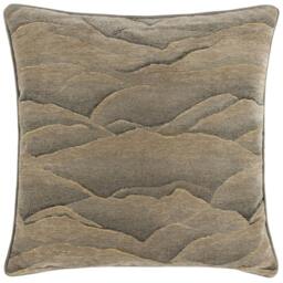 Rackhams Stratus Piping Detail Jacquard Cushion Cover - Taupe - 45cm x 45cm - Taupe - 60% Polyester/40% Acrylic