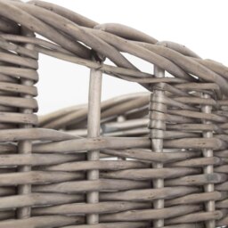 Rackhams Square Antique Wash Unlined Storage Basket - Small - thumbnail 4