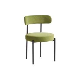 Rackhams Flora Dining Chair - Olive Velvet - Pack of 2 - Olive Velvet - thumbnail 3