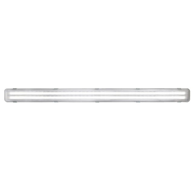 Rackhams Works IP65 2x18W LED - Batten Light Fitting - Grey - 1 - image 1