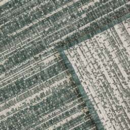 Rackhams Mèlange Reversible Indoor & Outdoor Green Rug - 80X250 cm - thumbnail 4