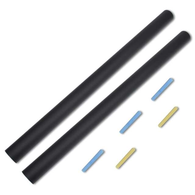 Rackhams Wall Sticker Blackboard 0.6 x 2 m 2 Rolls with Chalks - image 1