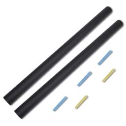 Rackhams Wall Sticker Blackboard 0.6 x 2 m 2 Rolls with Chalks - thumbnail 1
