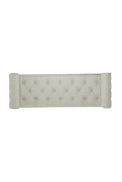 Rackhams Tufted Flip Top Storage Bench with Side Arms Beige - Beige - thumbnail 5