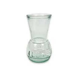 Rackhams I Love Nature Vase - Re-cycled Glass - thumbnail 3