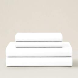Rackhams Sateen Essentials Bedding Set - White - King - Standard - thumbnail 1