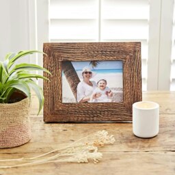 "Rackhams Natural Mango Wood Photo Frame - 10"" x 8""" - thumbnail 6