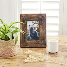 "Rackhams Natural Mango Wood Photo Frame - 10"" x 8""" - thumbnail 3