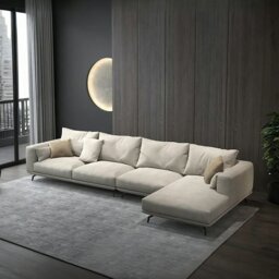 Rackhams NR23 Four Seater Corner Sofa, Leathaire - Four Seater Corner 320cm - Right Hand Facing - thumbnail 1