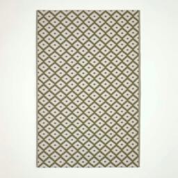 Rackhams Outdoor Rug Luxury Waterproof Reversible Recycled, For Garden, May Geometric - 120 x 180 cm - thumbnail 1