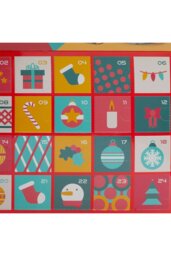 Rackhams 24 Pack Christmas Advent Calendar Building Set Christmas Santa Claus Train Bricks Toys, Gifts for Kids - Red - thumbnail 5