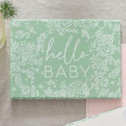 Rackhams 'Hello Baby' Fabric Baby Photo Album - Card/Fabric/Paper - H15 x W21 x D2.2cm, 0.4 kg - thumbnail 2