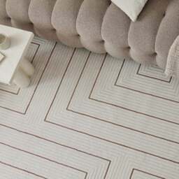 Rackhams Carmel Cream-Terra Geometric Rug - 6040 - 160X230 cm - thumbnail 6
