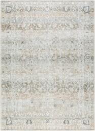 Rackhams Our Pnw Home Rainier-Washable Brown Green Traditional Vintage Boho Rug - 160 x 220 cm - thumbnail 2