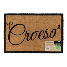 Rackhams Eco-Friendly Latex Backed Coir Entrance Doormat, 40x60cm - Croeso - 40x60cm - 1 - thumbnail 1