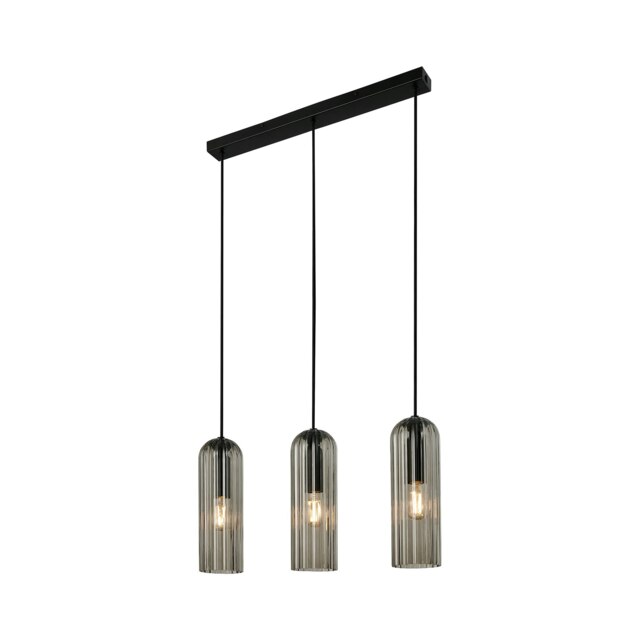 Rackhams Miella 3-Rail - Pendant - Smoked - 1 - image 1