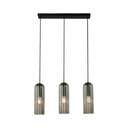 Rackhams Miella 3-Rail - Pendant - Smoked - 1 - thumbnail 3