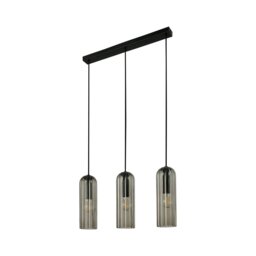 Rackhams Miella 3-Rail - Pendant - Smoked - 1 - thumbnail 2