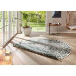 Rackhams Indoor - Outdoor Round Lilja Vintage Green Rug - Ø 100 cm - thumbnail 3