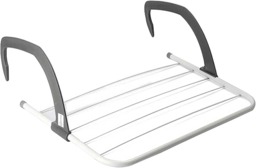 Rackhams Foldable Indoor Cloth Airer Drying Radiator Bath Rack 5 Bars with Waterproof Adjustable Arms Space-Saving Drying Rack, Indoor Outdoor Towel Holder - PACK OF 3 - thumbnail 2