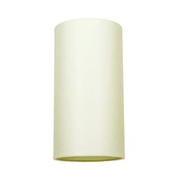 Rackhams Contemporary and Stylish Soft Cream Linen Fabric Tall Cylindrical 25cm Lampshade