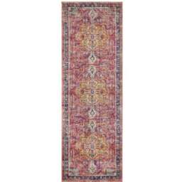 Rackhams Granada Multicolour Vintage Rug - Ruby - 200X290 cm - thumbnail 6