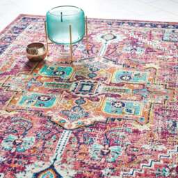 Rackhams Granada Multicolour Vintage Rug - Ruby - 200X290 cm - thumbnail 3