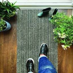 Rackhams Washable Mat Stripe Design in Multicolour - 80X95 cm - thumbnail 4