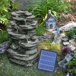 Rackhams Winding Rockery Water Feature Self-Containing Feature Outdoor Fountain - thumbnail 2