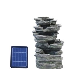 Rackhams Winding Rockery Water Feature Self-Containing Feature Outdoor Fountain - thumbnail 4