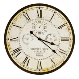 Rackhams WC2130 - Vintage Rusty looked Metal Wall Clock - 60 cm / 23.6 in - thumbnail 3