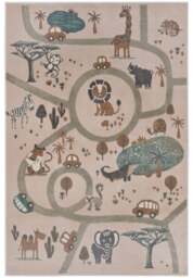 Rackhams Adventures Children's Animal Park Rug - 160X235 cm - thumbnail 1