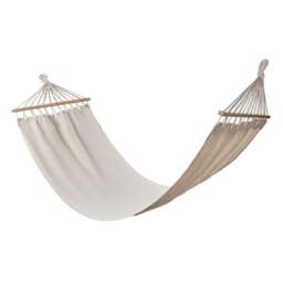 Rackhams Hammaca Polycotton Hammock - Beige - Beige - One Size - 100% Mixed - thumbnail 1