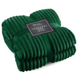 Rackhams Corduroy Plush Throw - 127cm x 152cm - Grey - thumbnail 4