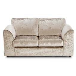Rackhams Crystal Crushed Velvet 2 Seater and 2 Armchairs Full Back - Mink - thumbnail 1