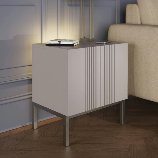 Rackhams Frank Olsen Iona Lamp / side table - Grey - image 1