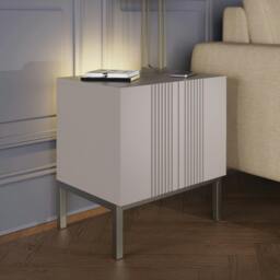 Rackhams Frank Olsen Iona Lamp / side table - Grey