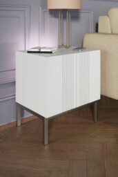Rackhams Frank Olsen Iona Lamp / side table - Grey - thumbnail 3