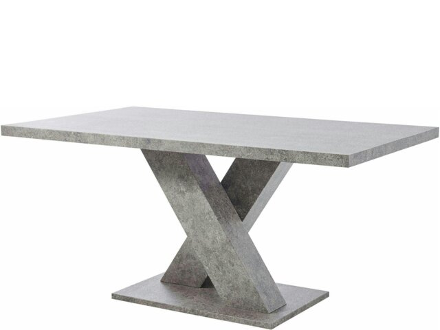 Rackhams Ali Table Cement Look160x90x76cm - Grey - image 1