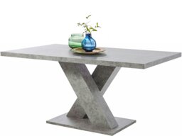 Rackhams Ali Table Cement Look160x90x76cm - Grey - thumbnail 2